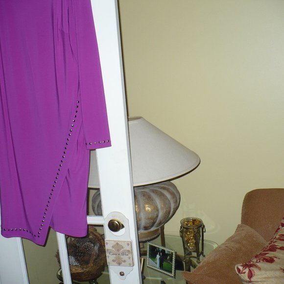 DAVID DIXON FUSHIA DRESS - Picture 1 of 2